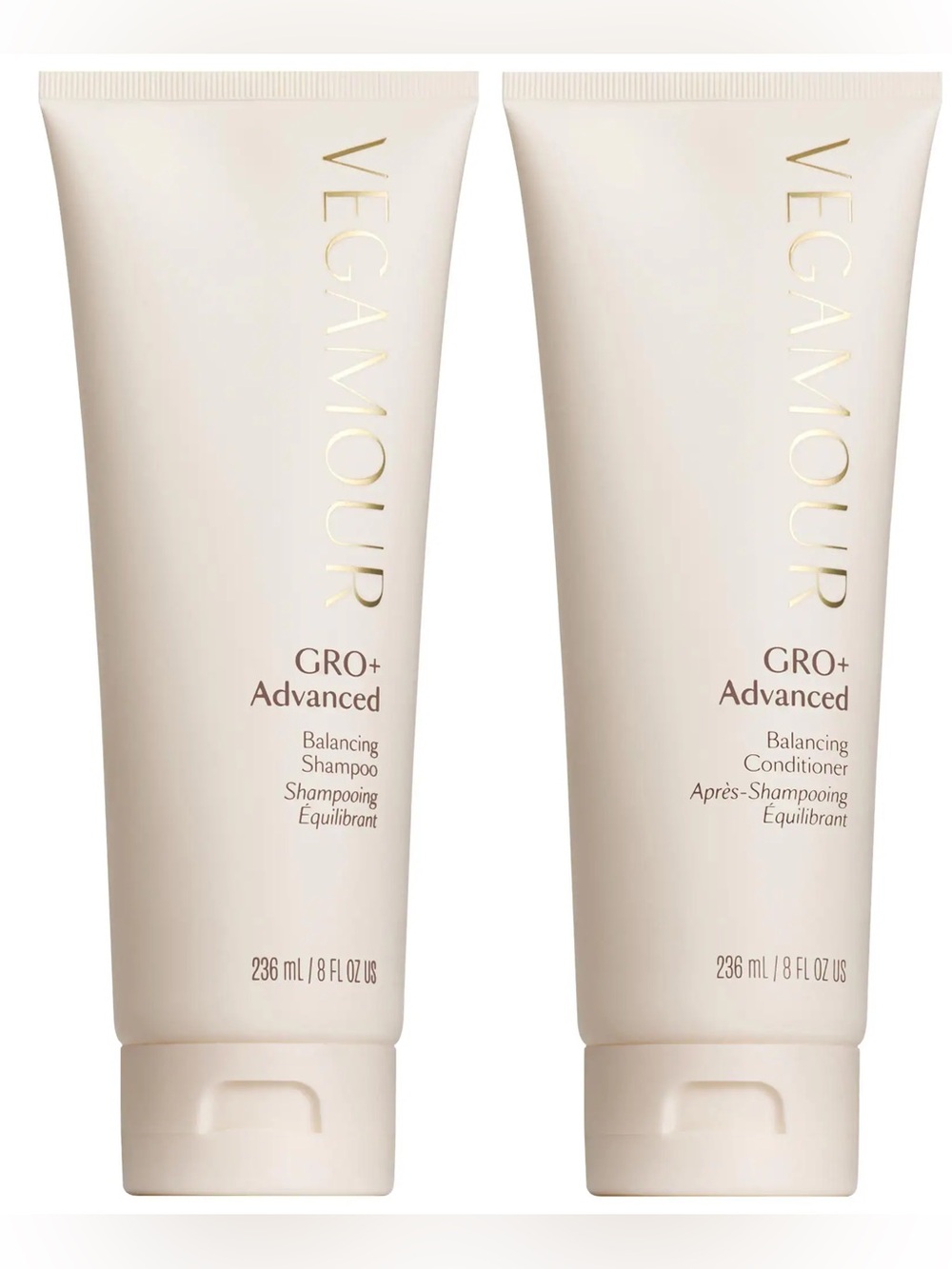 Vegamour GRO+ Advanced Balancing Shampoo & Conditioner Duo - Cream